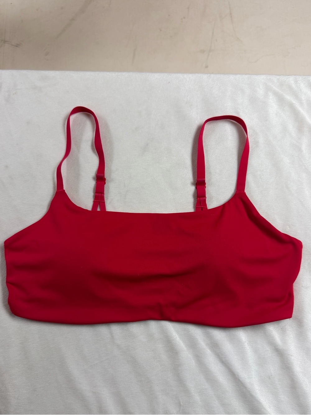 4/$20 PINK Victoria's Secret Seamless Bralette in Vibrant Red